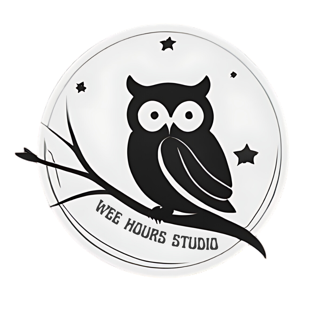 Wee Hours Studio owl logo